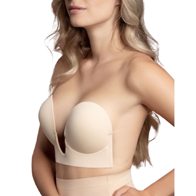 BYE-BRA - REGGISENO SENZA MANIGLIE EN U BEIGE COPPA A – Reggiseni – foto 2