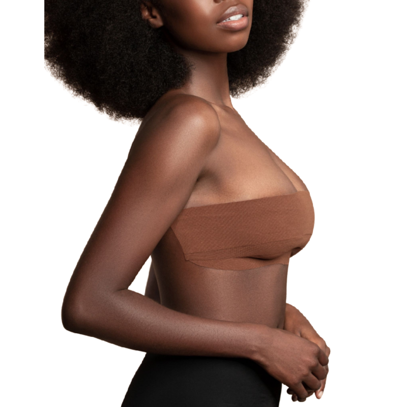 BYE-BRA - NASTRO CORPO 5 M X 6,5 CM + 3 PAIA DI COPRI CAPEZZOLI MARRONE – Accessori Reggiseni – foto 6
