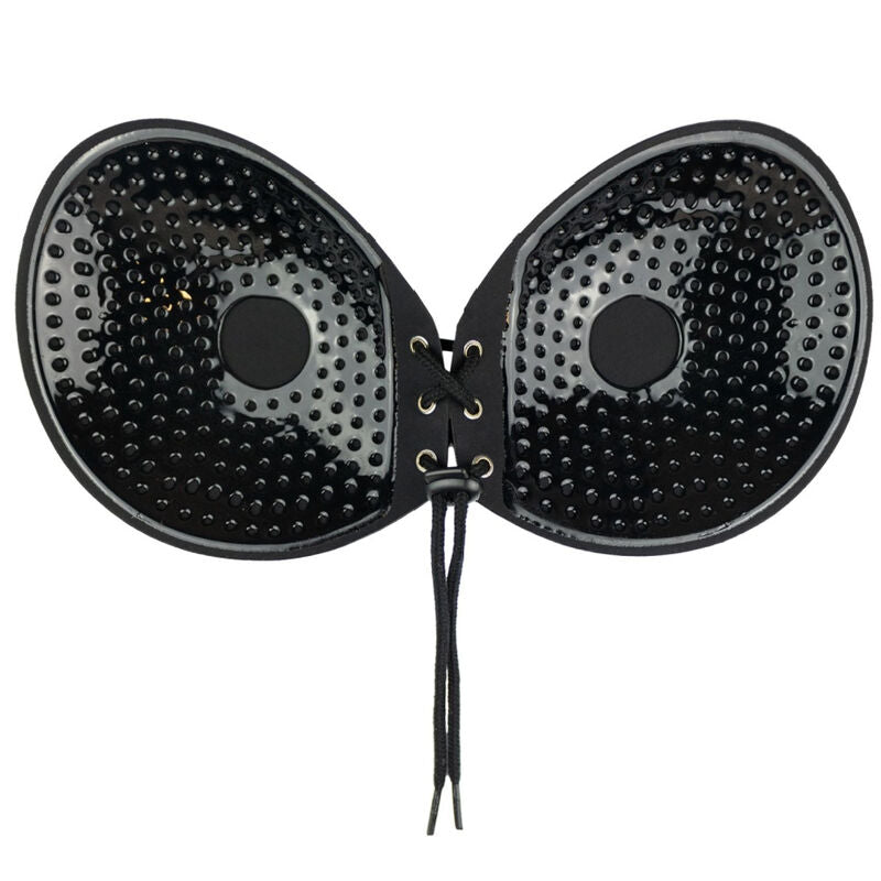 BYE-BRA - REGGISENO ADHESIVO ENTRELAZADO NERO COPPA A – Reggiseni – foto 5