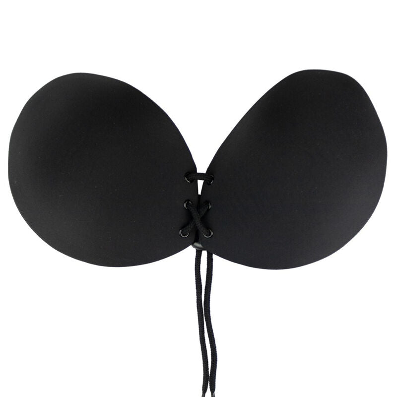 BYE-BRA - REGGISENO ADHESIVO ENTRELAZADO NERO COPPA B – Reggiseni – foto 4