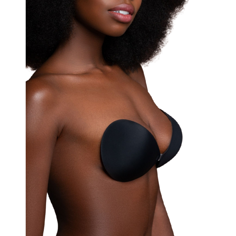 BYE-BRA - REGGISENO INVISIBLE NERO COPPA D – Reggiseni
