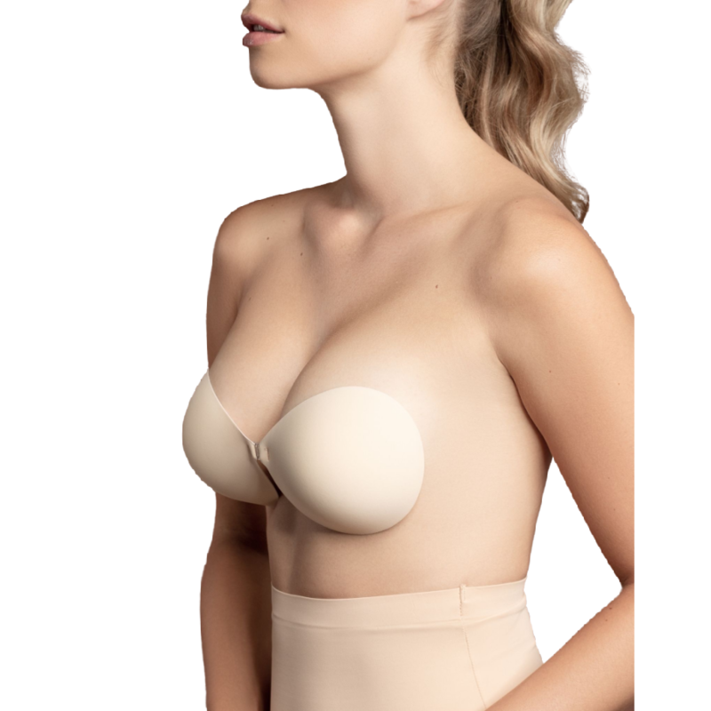 BYE-BRA - REGGISENO INVISIBLE BEIGE COPPA A – Reggiseni