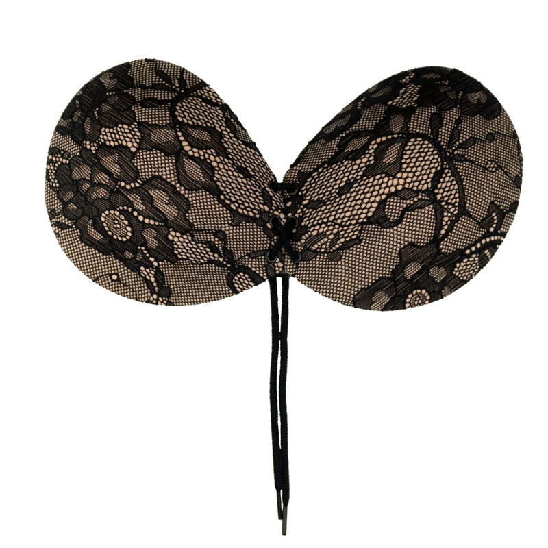 BYE-BRA - REGGISENO ADESIVO INTRECCIATO E RICAMATO COPPA C – Reggiseni – foto 4