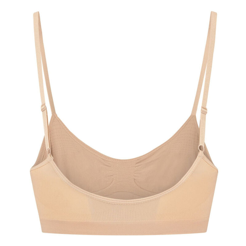 BYE-BRA - MEDIUM CONTROL REGGISENO SENZA CUCITURE BEIGE MISURARE S – Reggiseni – foto 4