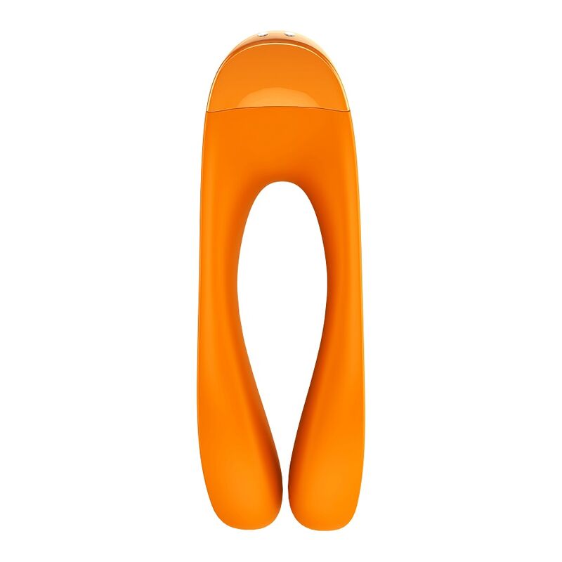 SATISFYER - VIBRATORE DA DITO CANDY CANE ARANCIONE – Per il clitoride – foto 3