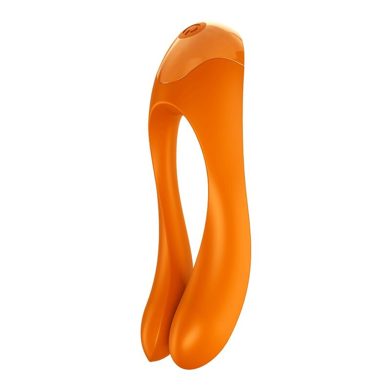 SATISFYER - VIBRATORE DA DITO CANDY CANE ARANCIONE – Per il clitoride – foto 6