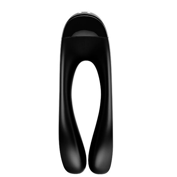 SATISFYER - VIBRATORE DA DITO CANDY CANE NERO – Per il clitoride – foto 4