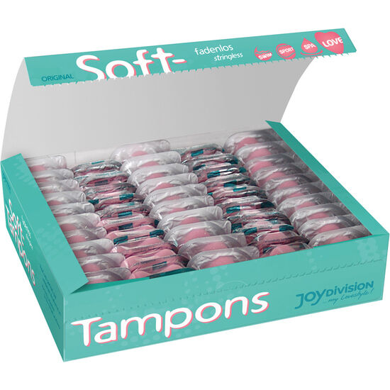 JOYDIVISION SOFT-TAMPONS - TAMPONI MORBIDI ORIGINALI MINI X 50 UNITÀ – Tampone igienico