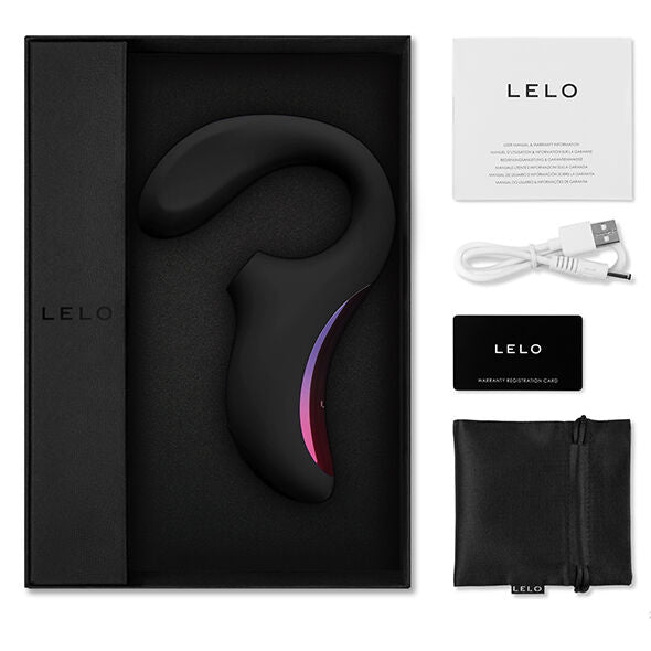 LELO - MASSAGGIATORE STIMOLAZIONE DOPPIA ASPIRAZIONE ENIGMA NERO – Stimolatore dell'aria nessuna vibrazione – foto 12