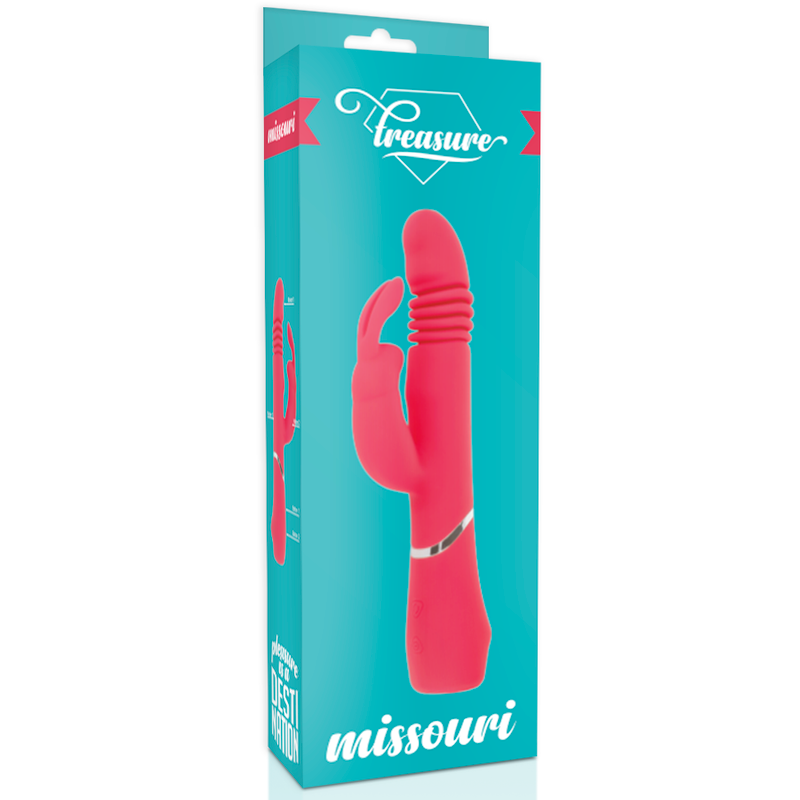 TESORO MISSOURI ROSA IN SILICONE – Vibratori di coniglio – foto 8