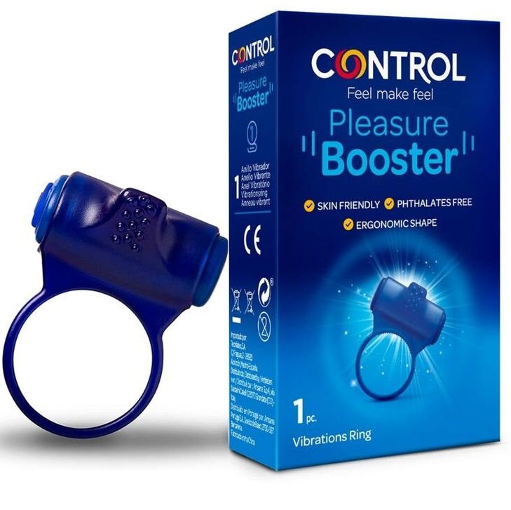 CONTROL - ANELLO VIBRATORE PLEASURE BOOSTER – Cockring con vibrazione