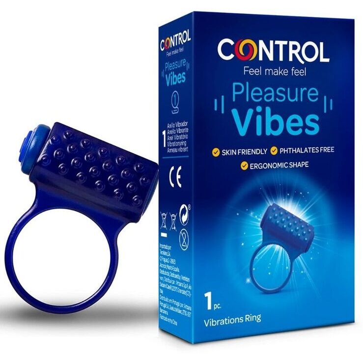 CONTROL - ANELLO VIBRANTE PLEASURE VIBES – Cockring con vibrazione