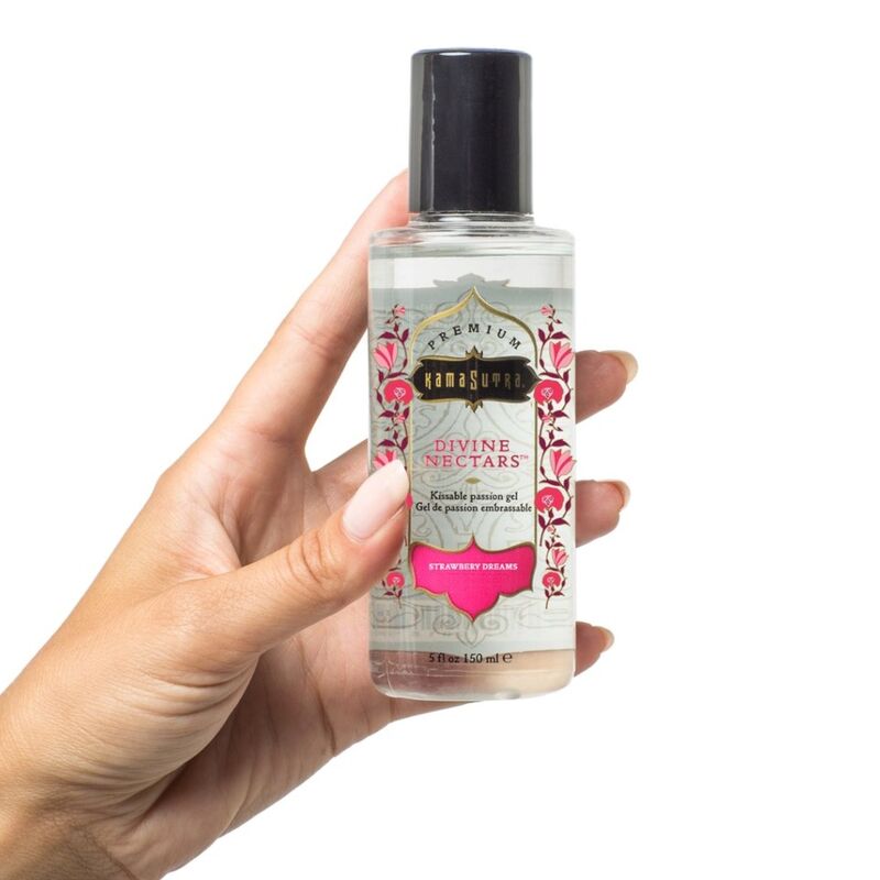 KAMASUTRA - DIVINE NECTARS LUBRIFICANTE SOGNO DI FRAGOLA 150 ML – Con sapori deliziosi – foto 2