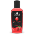 INTIMATELINE LUXURIA - VOLUPTAS GEL DA MASSAGGIO ALIMENTARE EFFETTO RISCALDANTE - FRAGOLA 100 ML – Con effetto termico