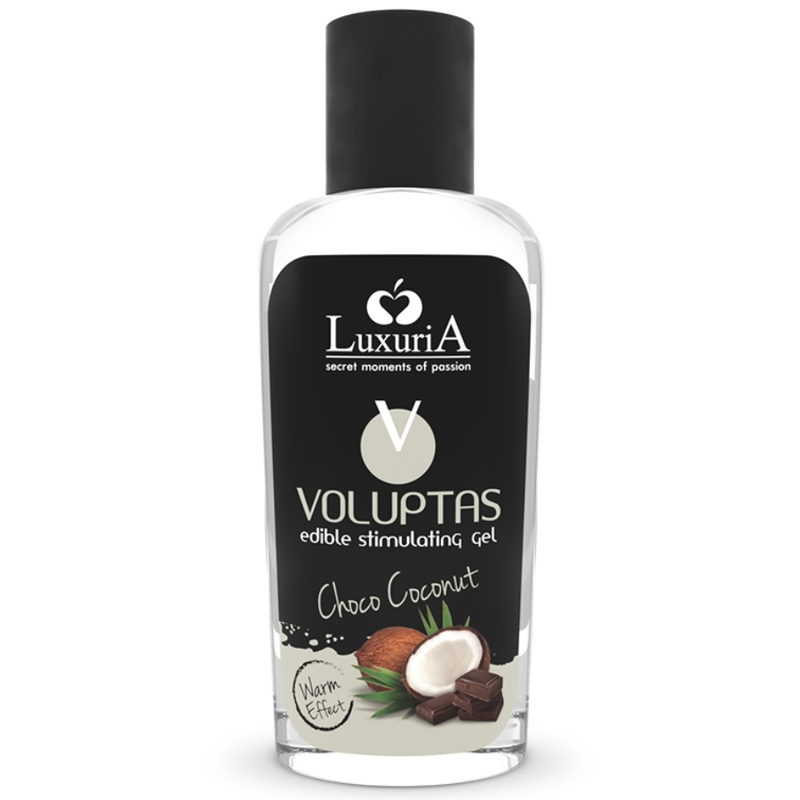INTIMATELINE LUXURIA - VOLUPTAS GEL DA MASSAGGIO ALIMENTARE EFFETTO RISCALDANTE - COCCO E CREMA 100 ML – Con effetto termico