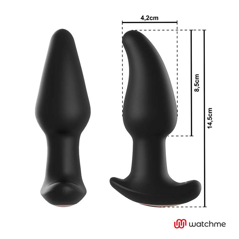 ANBIGUO - WATCHME REMOTE CONTROL PLUG ANALE VIBRATORE CON ROTAZIONE DI PERLE DI AMADEUS – Telecomando – foto 4