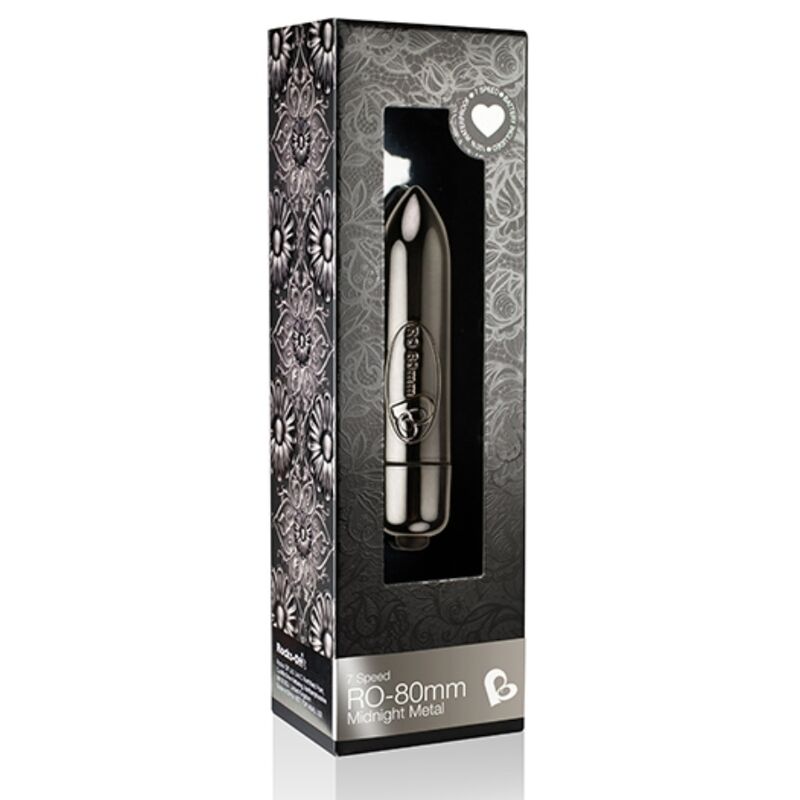 ROCKS-OFF - PALLONE VIBRANTE RO-80MM MIDNIGHT METAL – Proiettili vibranti – foto 6