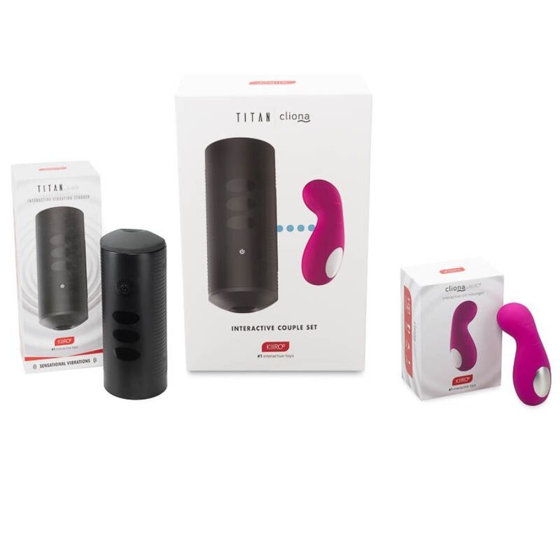 KIIROO - SET COPPIE TITAN E CLIONA LILLA – Massaggiatrici – foto 4