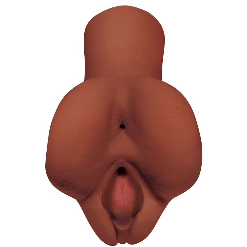 PDX PLUS - SCEGLI IL TUO MASTURBATORE DOPPIO MARRONE – Vagine con vibrazione – foto 2