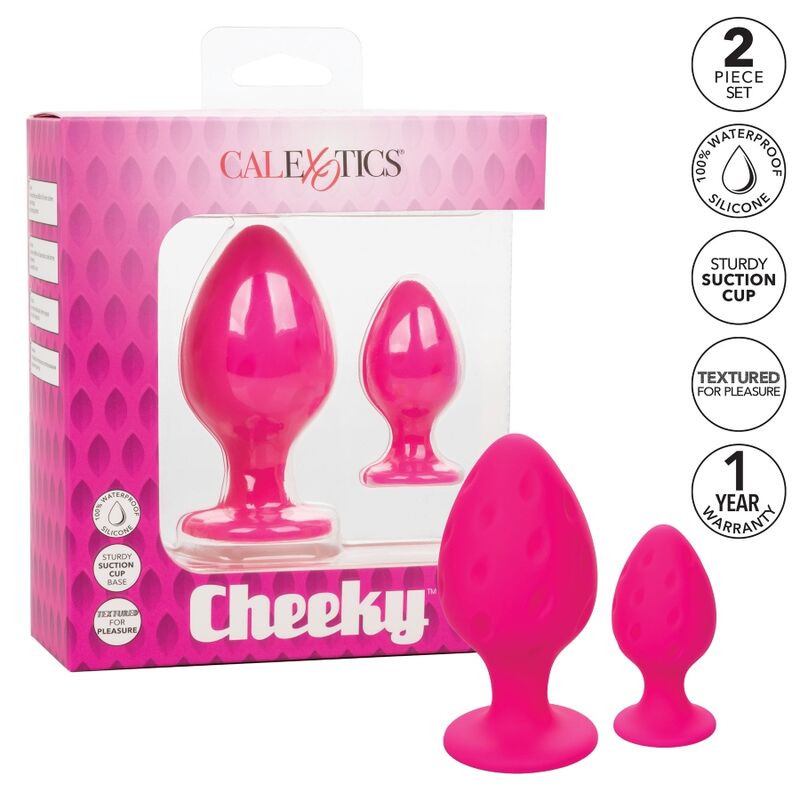 CALEXOTICS - BUTTPLUG CHEEKY ROSA – Tappi anali – foto 2