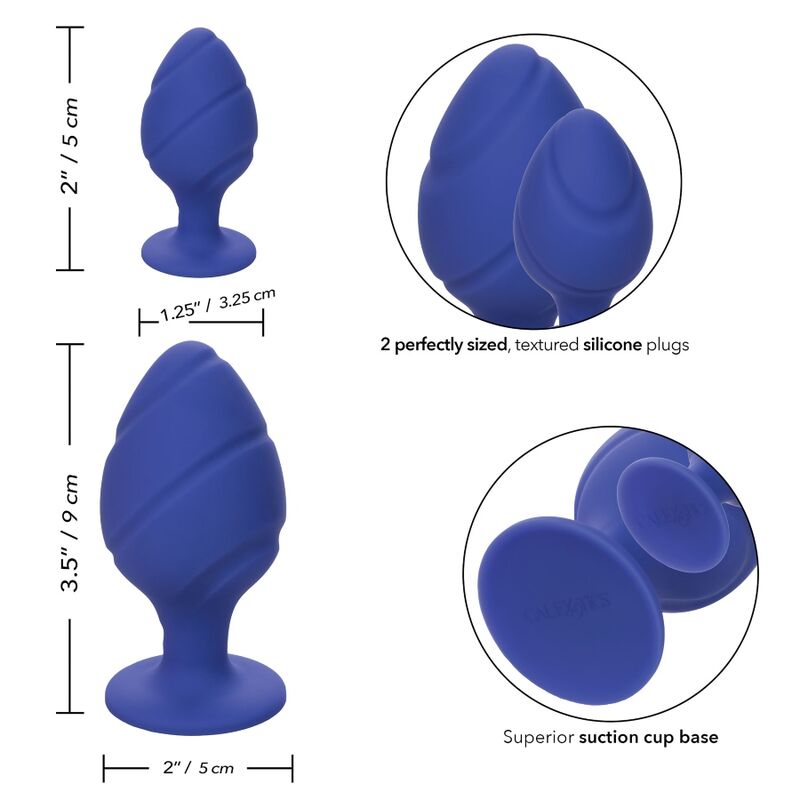 CALEXOTICS - BUTTPLUG CHEEKY VIOLA – Tappi anali – foto 9