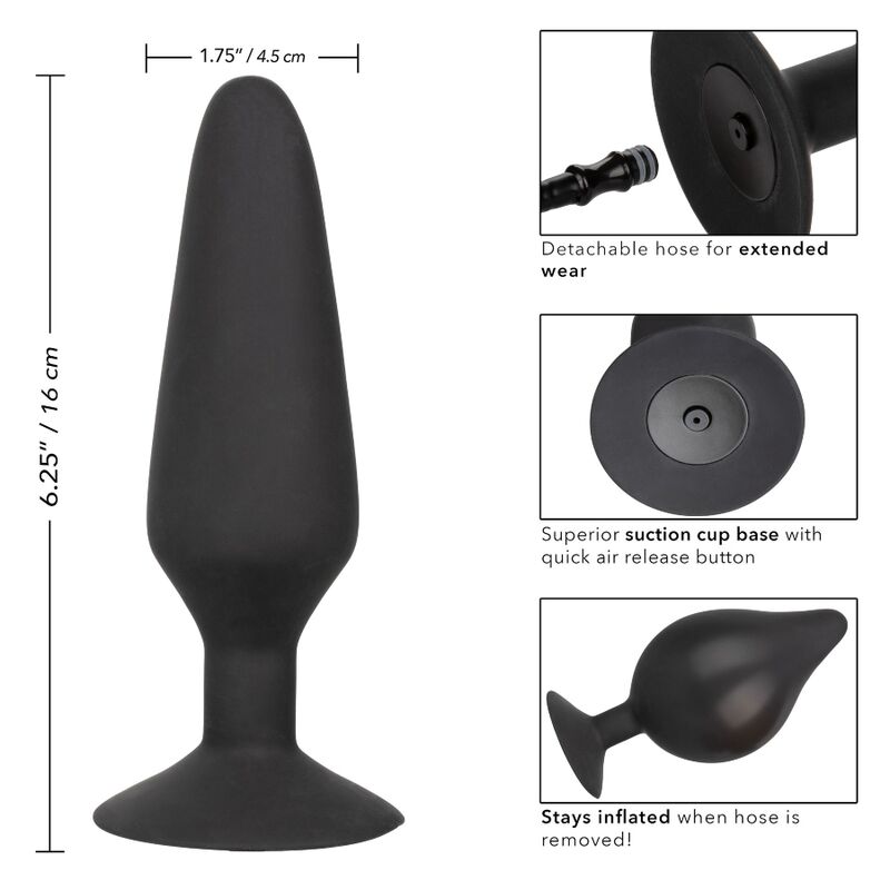 CALEXOTICS - TAPPO GONFIABILE IN SILICONE XL – Tappi anali – foto 7