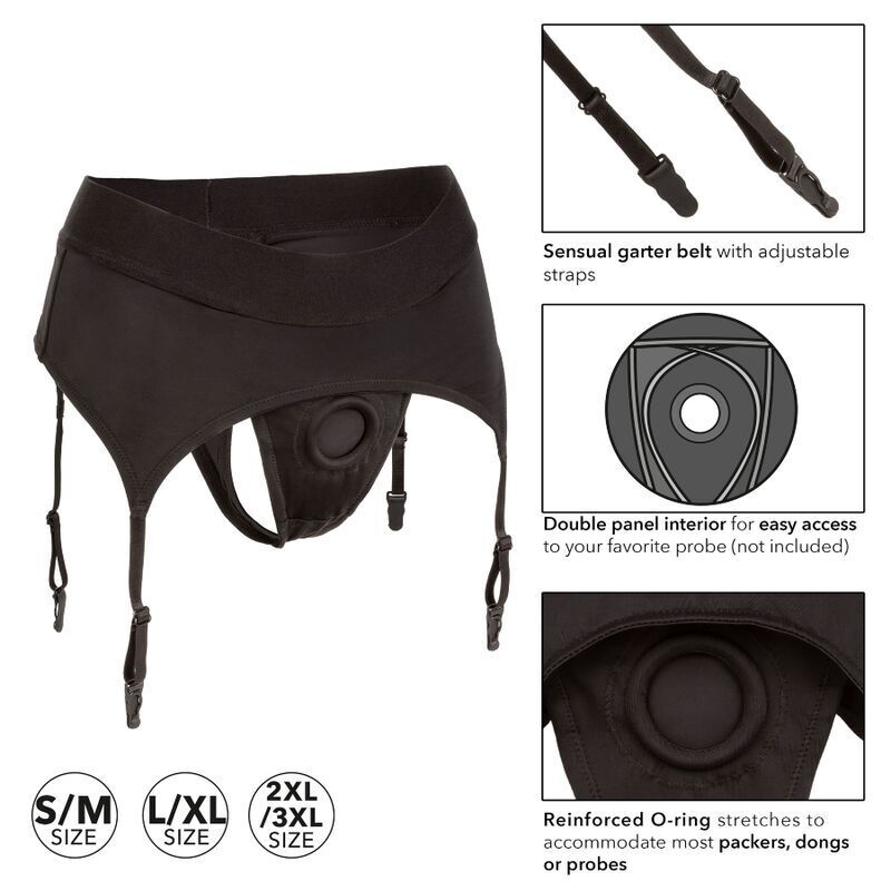 CALEXOTICS - PERIZOMA SENZA SFILATURA CON GIARRETTIERA S/M – Accessori Cablaggi – foto 3
