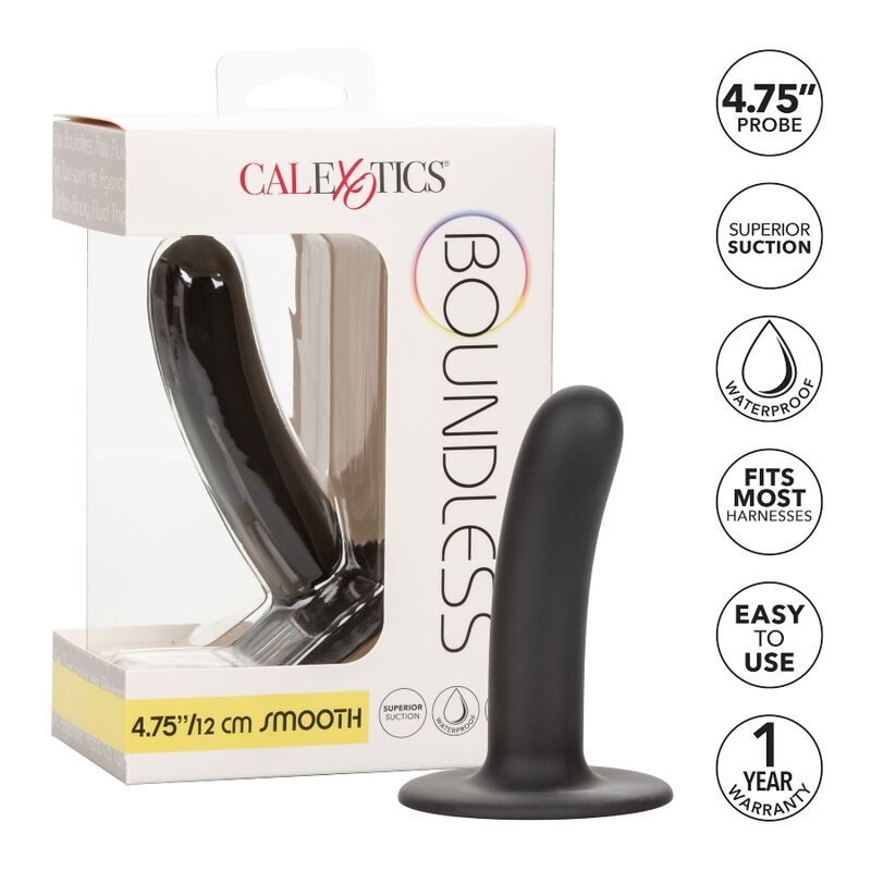 CALEXOTICS - BOUNDLESS DILDO 12 CM COMPATIBILE CON LIMBRACATURA LISCIO – Dildo con punto G – foto 2