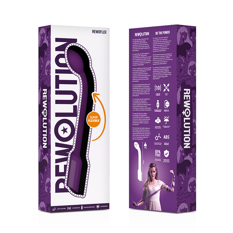 REWOLUTION - REWOFLEX VIBRATORE STIMOLATORE FLESSIBILE DEL PUNTO G – Vibratori a punto G – foto 7