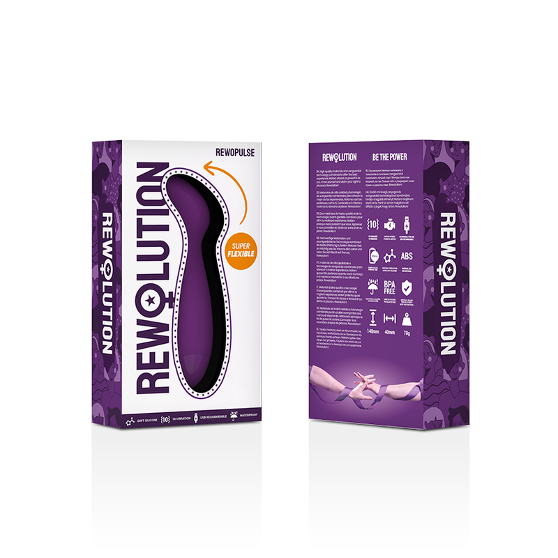 REWOLUTION - REWOPULSE VIBRATORE FLESSIBILE STIMOLATORE DEL PUNTO G – Per il clitoride – foto 7
