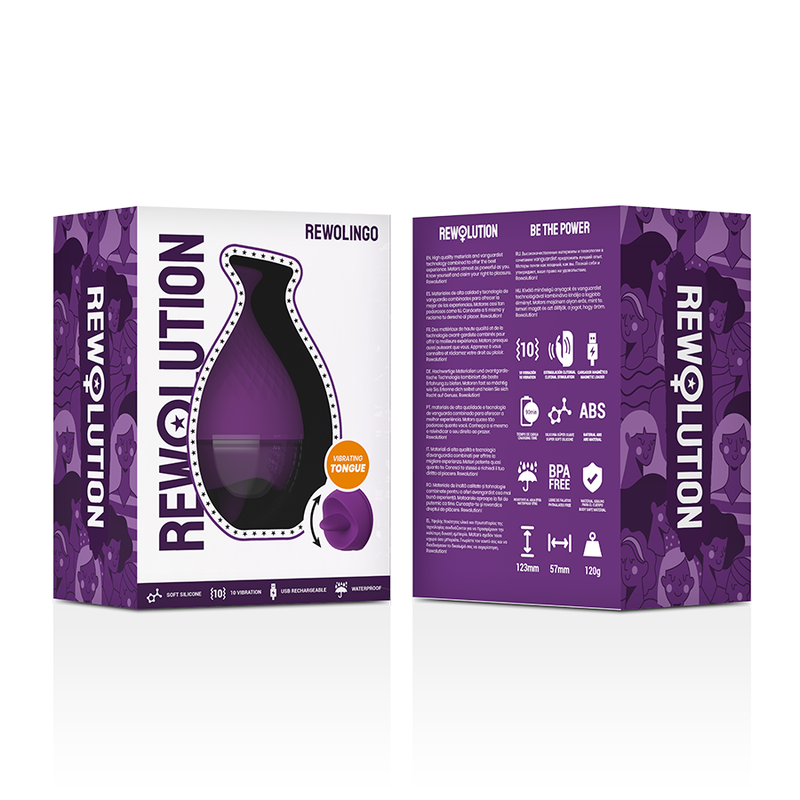 REWOLUTION - VIBRATORE REWOLINGO CON LINGUA – Per il clitoride – foto 7