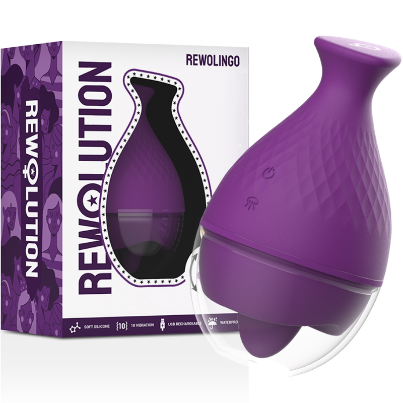 REWOLUTION - VIBRATORE REWOLINGO CON LINGUA – Per il clitoride