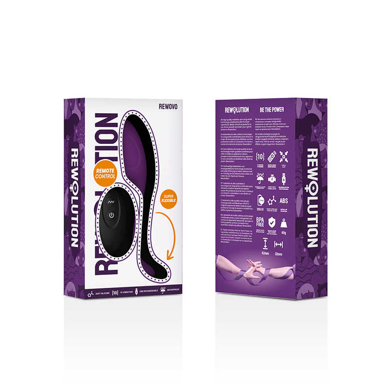 REWOLUTION - REWOVO VIBRATORE UOVO TELECOMANDO – Telecomando – foto 8