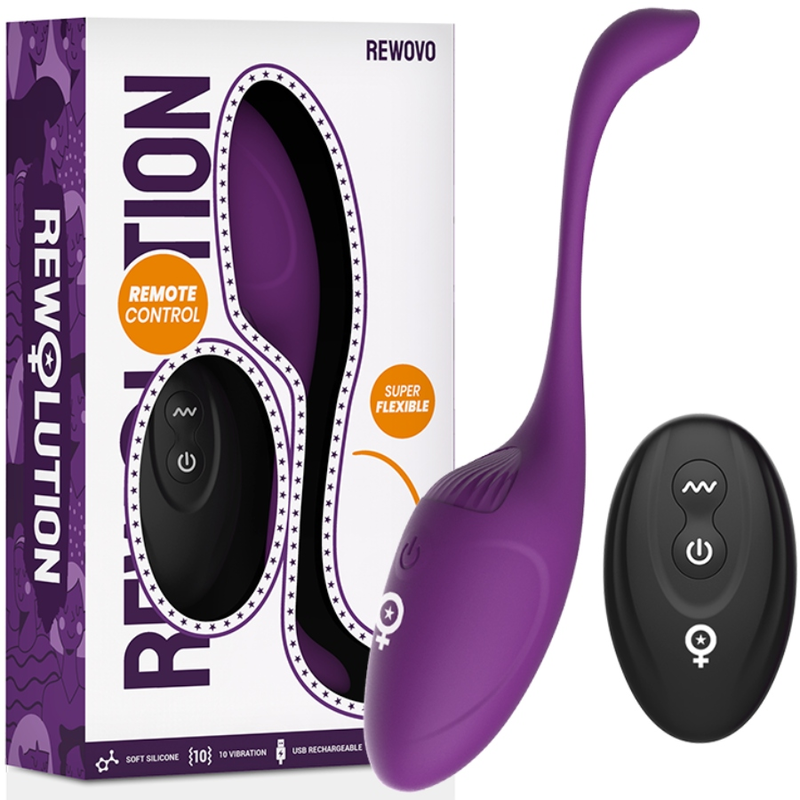 REWOLUTION - REWOVO VIBRATORE UOVO TELECOMANDO – Telecomando
