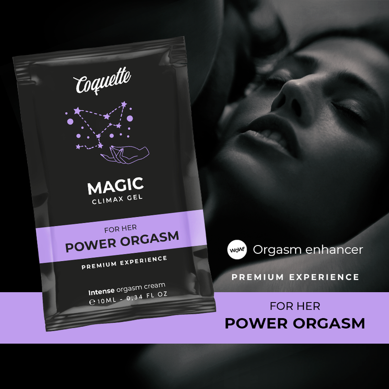 COQUETTE CHIC DESIRE - POCKET MAGIC CLIMAX GEL PER LEI GEL PER IL MIGLIORAMENTO DELLORGASMO 10 ML – Intensificatore dell'orgasmo – foto 3