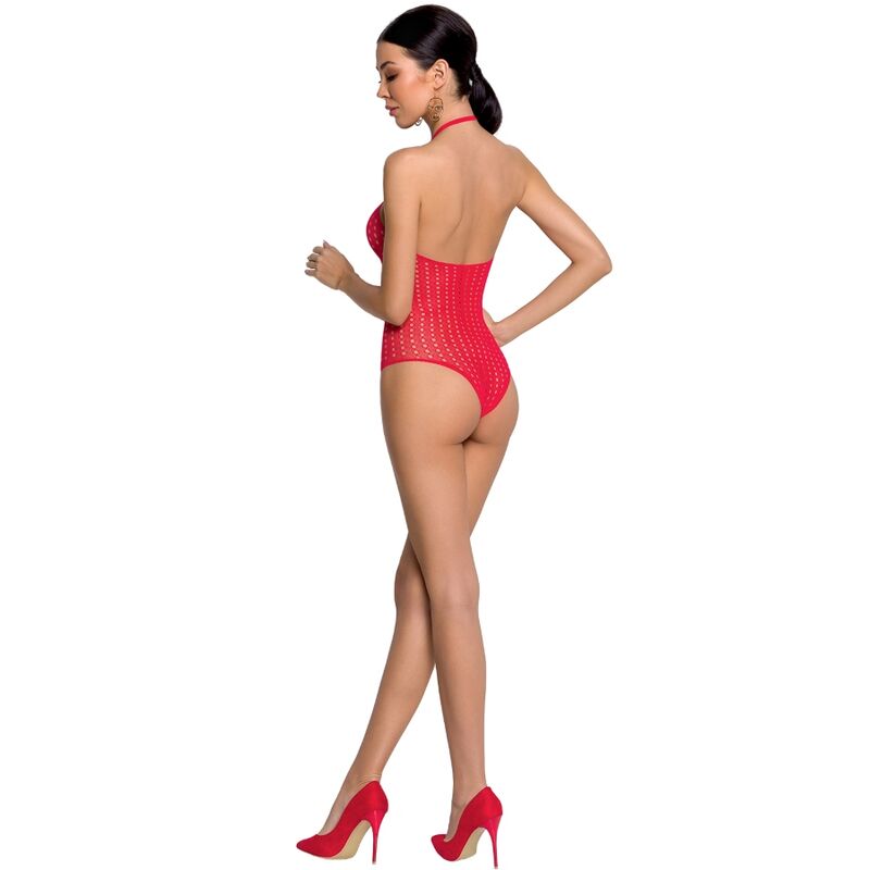 PASSION - WOMAN BS088 BODYSTOCKING ROSSO TAGLIA UNICA – Body – foto 2