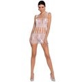 PASSION - WOMAN BS090 BODYSTOCKING BIANCO TAGLIA UNICA – Abiti sexy