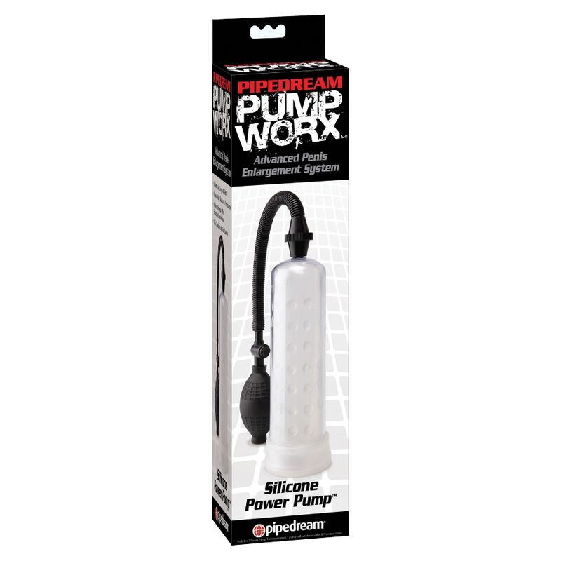 PUMP WORX - SILICONE POWER PUMP CLEAR – Pompa per l'ingrandimento del pene – foto 2