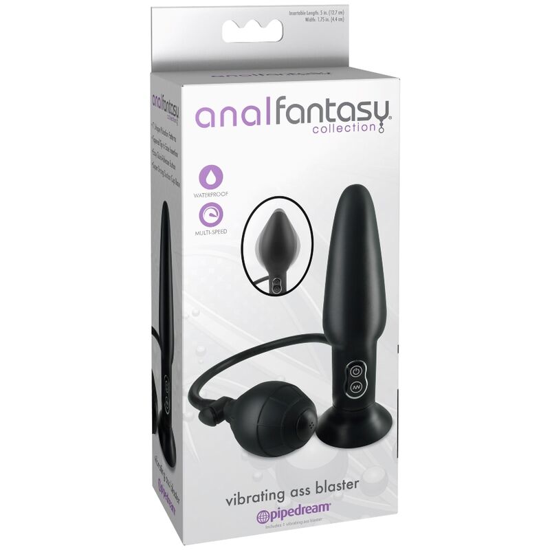 ANAL FANTASY - VIBRATORE GONFIABILE PLUG – Tappi anali – foto 3