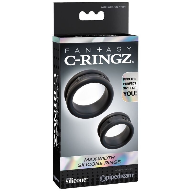 FANTASY C-RINGZ - ANELLI IN SILICONE MAX / LARGHEZZA – Cockring senza vibrazione – foto 4