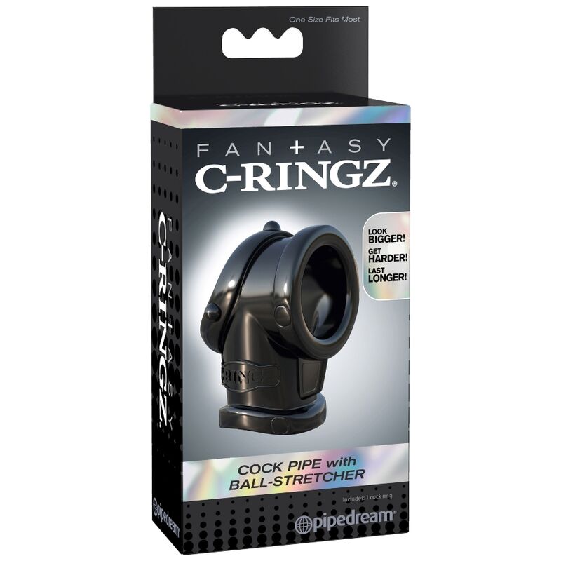 FANTASY C-RINGZ - COCK PIPE CON PALLA STRECH – Cockring senza vibrazione – foto 3