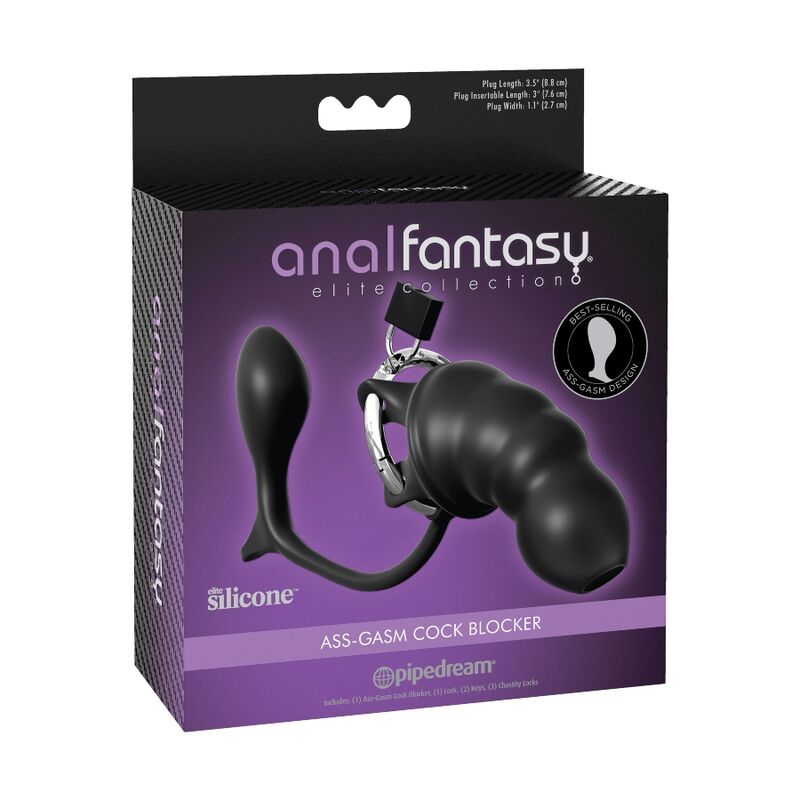 ANAL FANTASY ELITE COLLECTION - ASS-GASM COCK BLOCKER – Tappi anali – foto 3