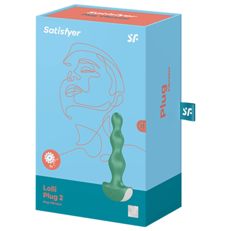 SATISFYER - VIBRATORE LOLLI PLUG 2 VERDE – Vibratori anali – foto 3