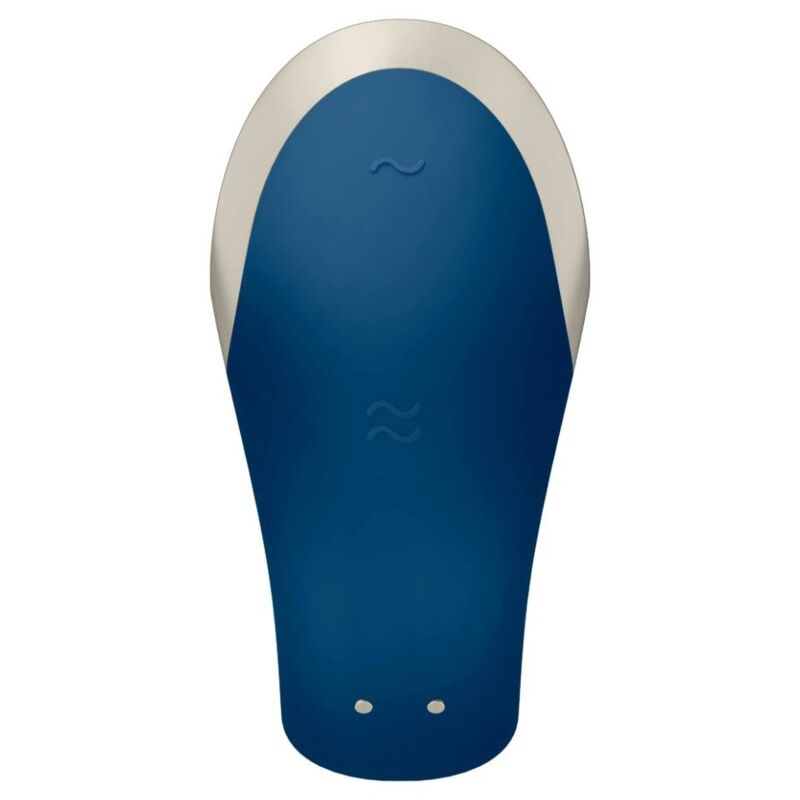 SATISFYER - VIBRATORE DOUBLE LOVE PARTNER DI LUSSO BLU – Telecomando – foto 3
