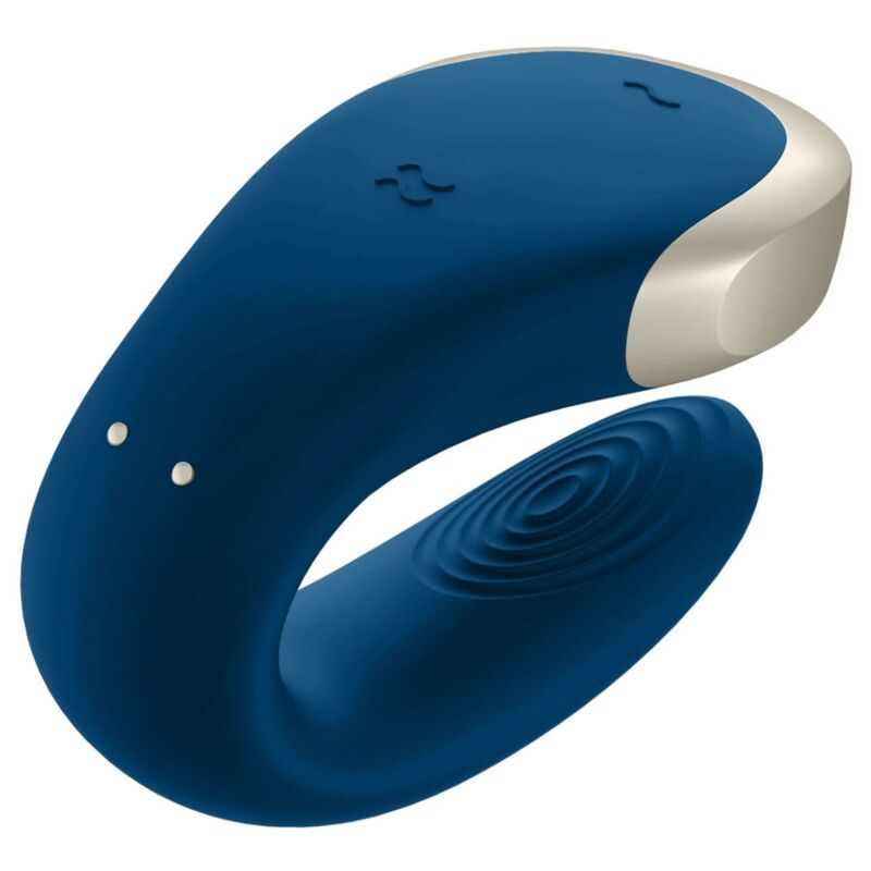 SATISFYER - VIBRATORE DOUBLE LOVE PARTNER DI LUSSO BLU – Telecomando – foto 4