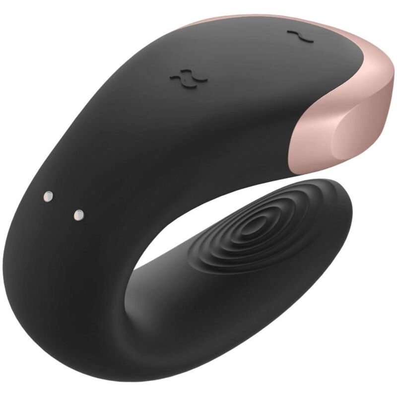 SATISFYER - VIBRATORE DOUBLE LOVE PARTNER DI LUSSO NERO – Telecomando – foto 4