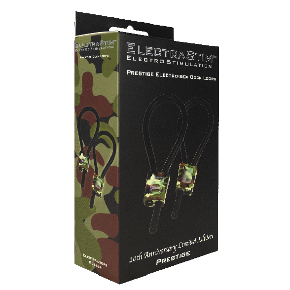 ELECTRASTIM - ANELLI PER IL CAZZO REGOLABILI PRESTIGE ELECTRALOOPS CAMOUFLAGE – Elettrostimolazione – foto 4