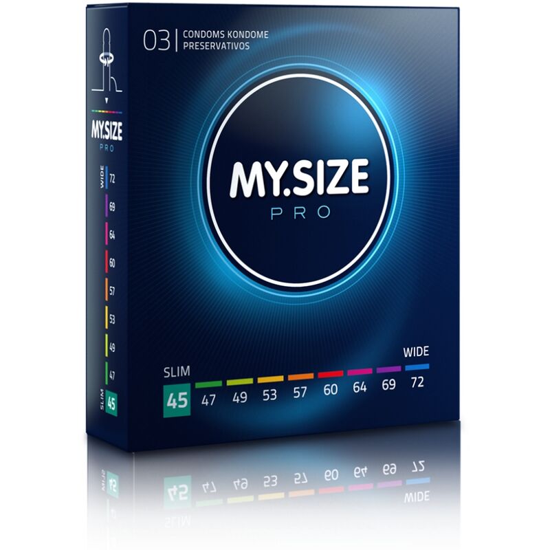 MY SIZE - PRO PRESERVATIVI 45 MM 3 UNIT – Taglia XS (piccola)