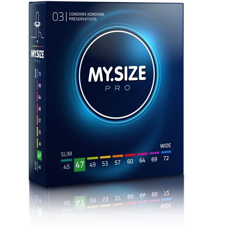 MY SIZE - PRO PRESERVATIVI 47 MM 3 UNIT – Taglia XS (piccola)