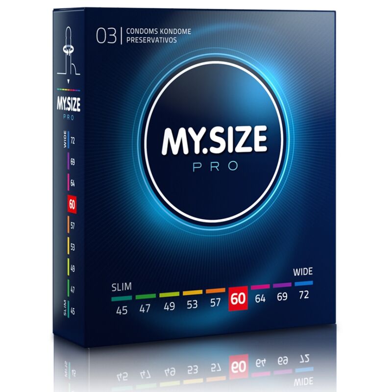 MY SIZE - PRO PRESERVATIVI 60 MM 3 UNIT – Gamma naturale